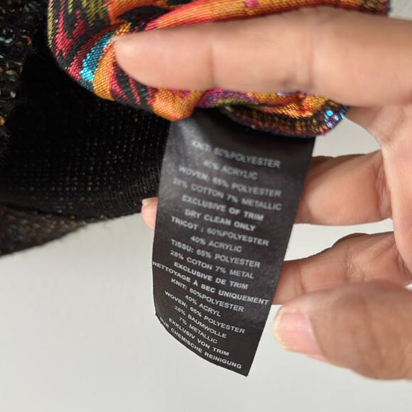 Anthropologie James Coviello Top Embroidered Spring Date Night Party - Picture 9 of 10